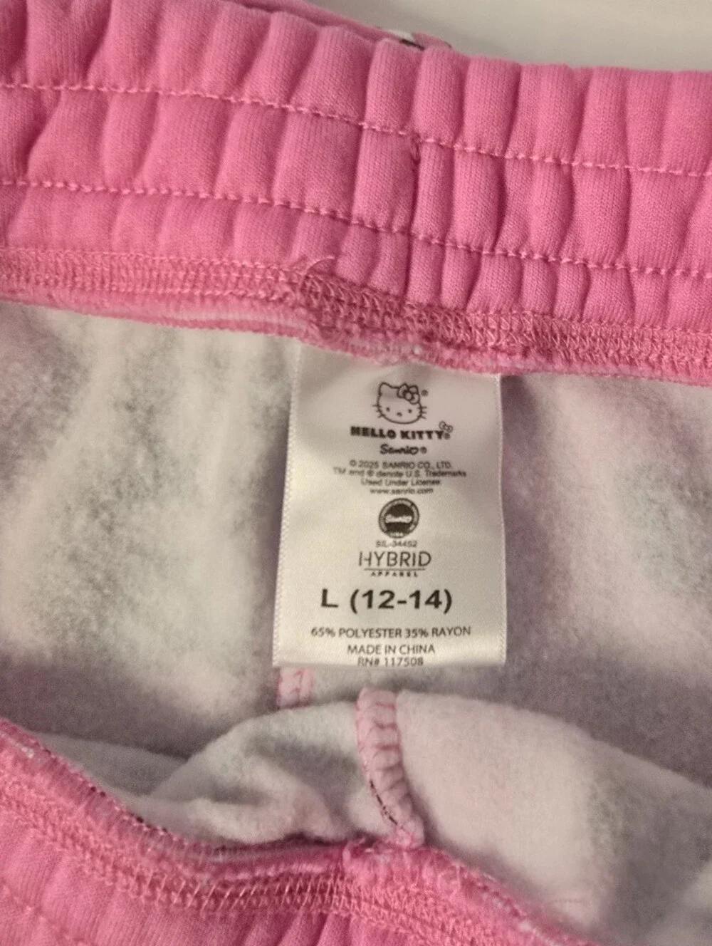Hello Kitty Pink Character Pajama Bottoms for Kids